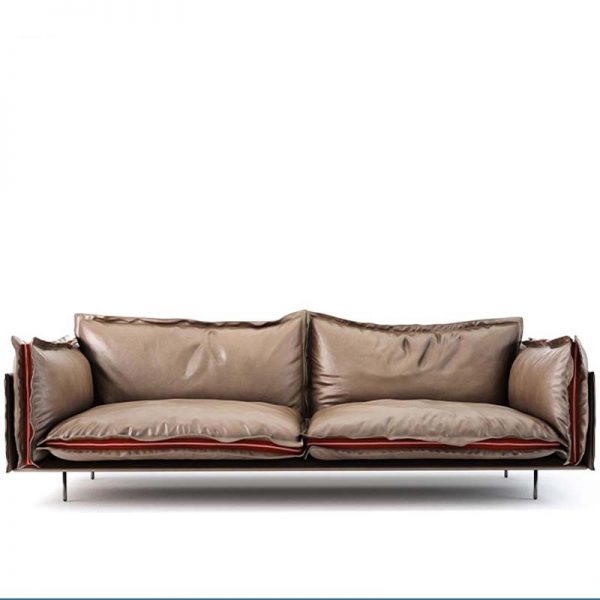 Calis Modern Contemporary Leather Sofa, Contemporary Leather Furniture